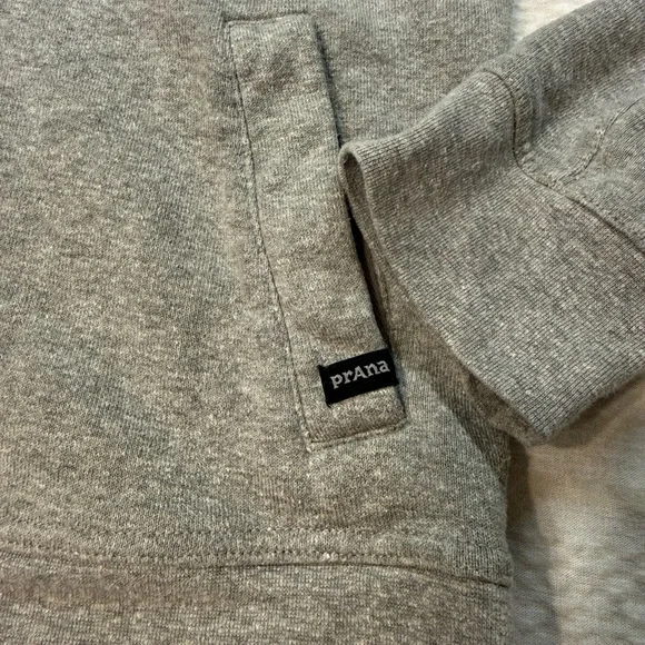 Prana Men's Heather Grey Zip Hoodie - Picture 4 of 9
